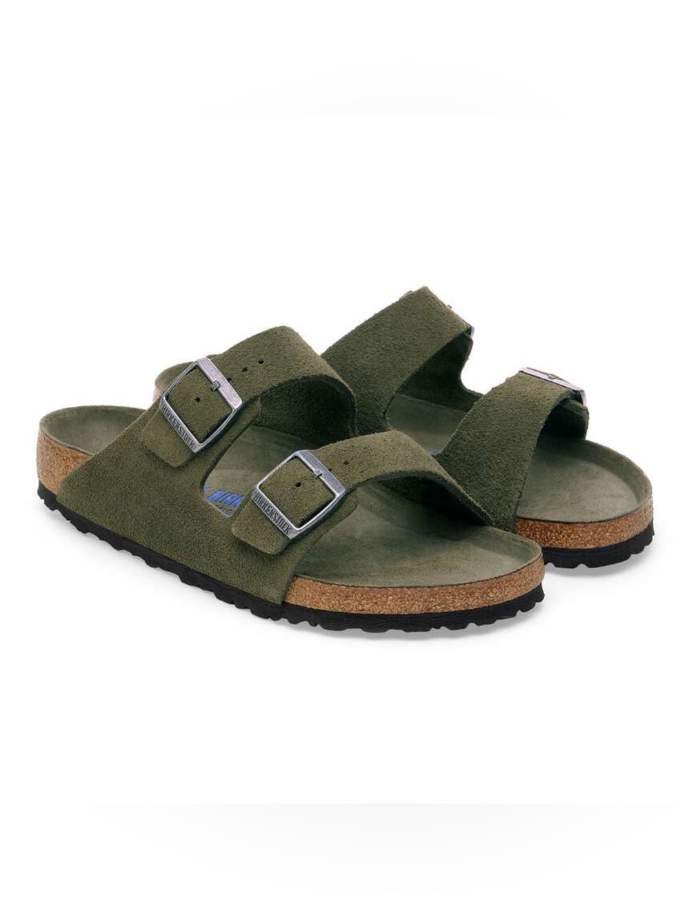 Birkenstock Arizona Soft Footbed Suede Thyme Tonal EU 35 US 4‑4.5 Medium‑Narrow